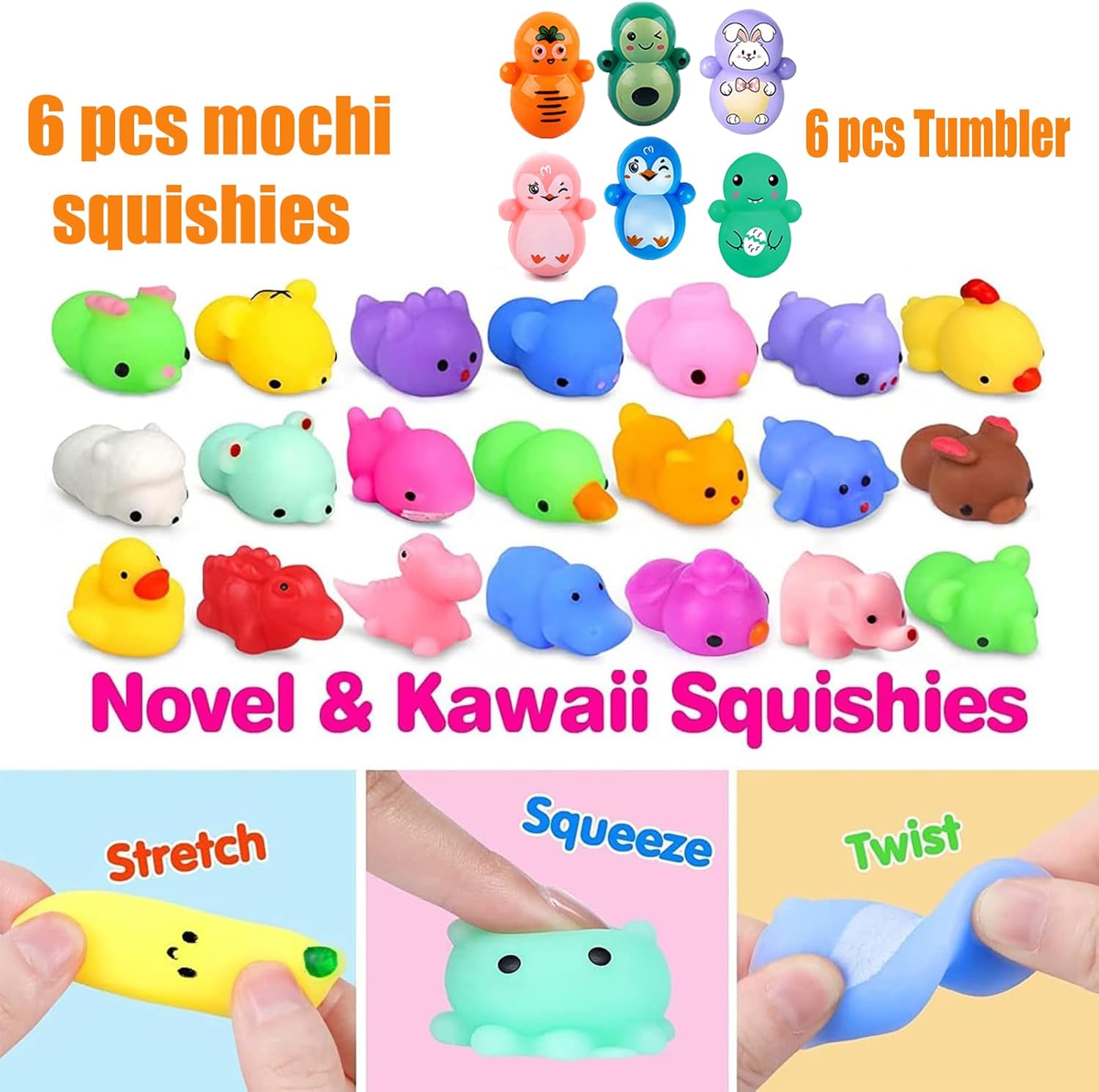 129 PCS Party Favors for Kids, Pop Fidget Treasure Box Toys, Classroom Prizes, Pinata Filler Goodie Bag Stuffers, Treasure Chest, Carnival Prize Box Toys for Boys Girls