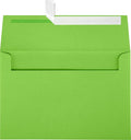 LUXPaper A10 Invitation Envelopes | Peel & Press | 6" x 9 1/2" | Limelight Green | 80lb. Text | 50 Qty