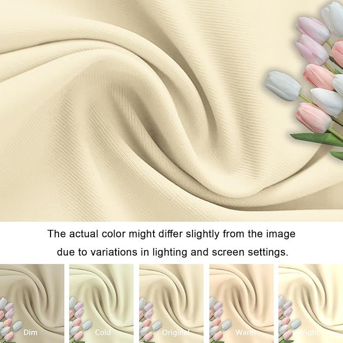 Beige Arch Cover 4ft Arch Backdrop Cover Spandex Fitted Wedding Arch Covers Round Top Arch Frame Cover Chiara Arch Cover Backdrop Fabric for Baby Shower Birthday Garden Party Celebration