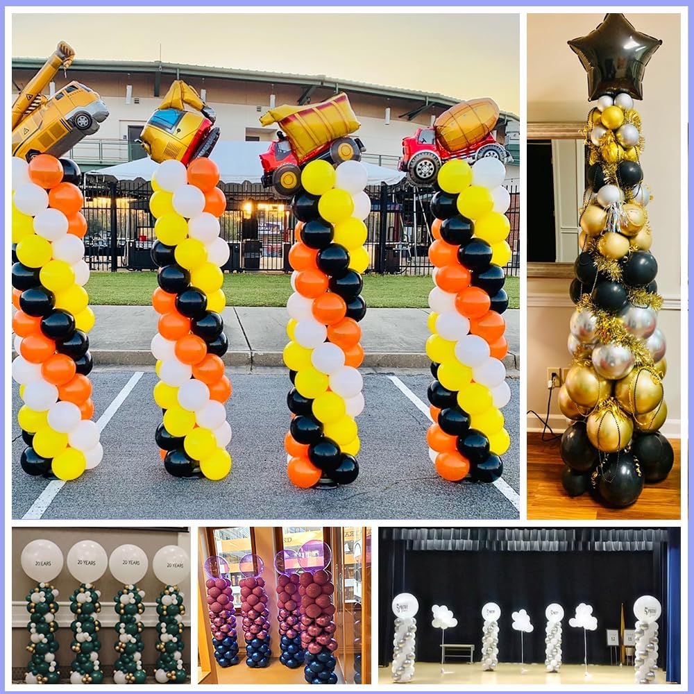 decojoy balloon columns stand set of 4, 7, package contents