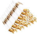 400PCS Pre Rolled Gold Plastic Silverware Sets - Heavy Duty Fancy Gold Cutlery - Include 100 Pack Wrapped Disposable Utensils with Napkins for Parties, Dinners & Weddings