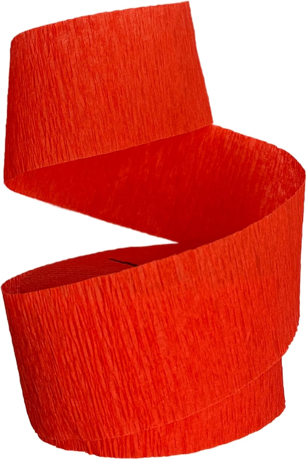 K-Kraft Flame Red 2 Rolls Crepe Paper Streamers for Birthday, Holiday, School, Graduation, Christmas, Party