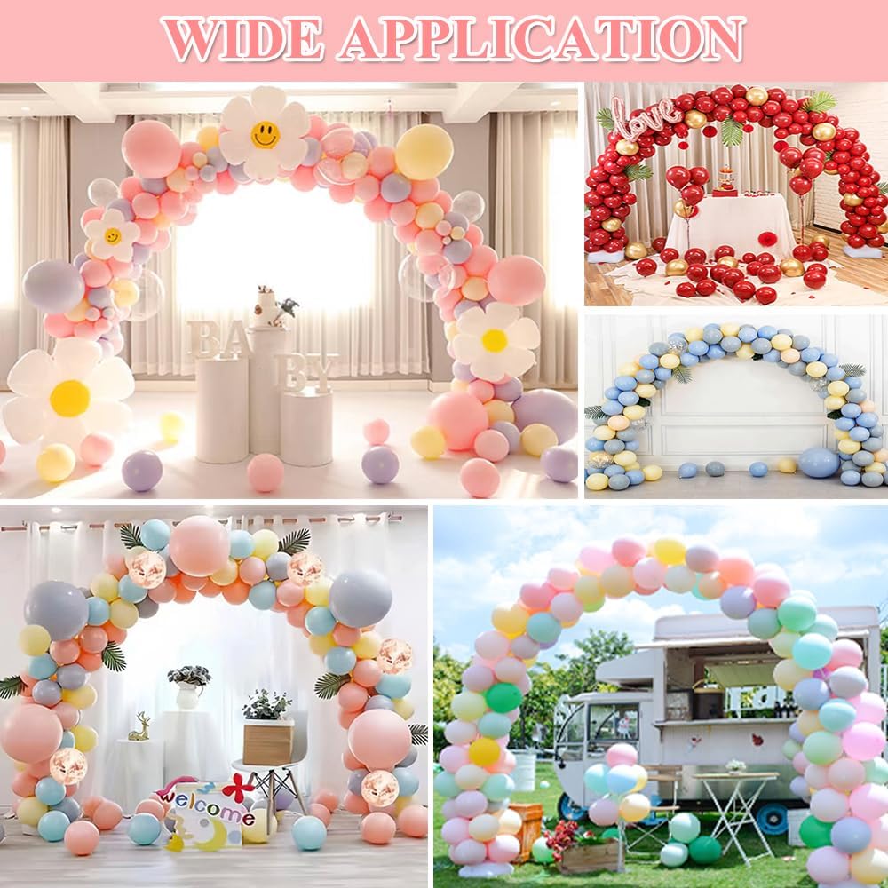 balloon arch kit with balloon pump for party on a desk or shelf