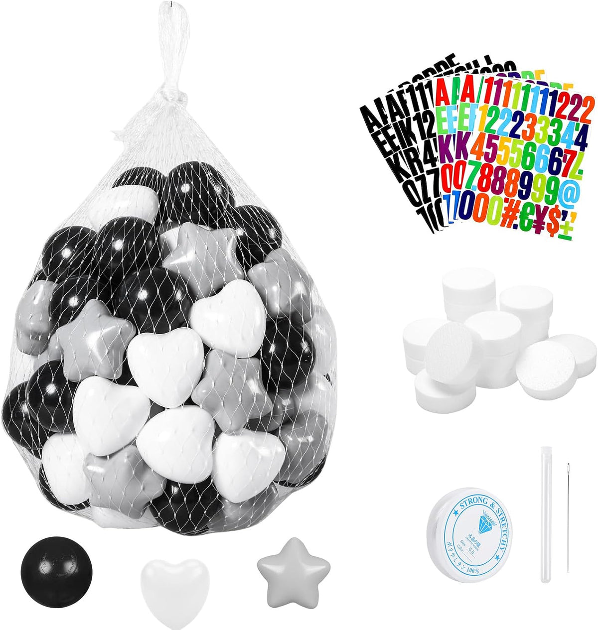diy giant friendship bracelet birthday garland kit with, view 9