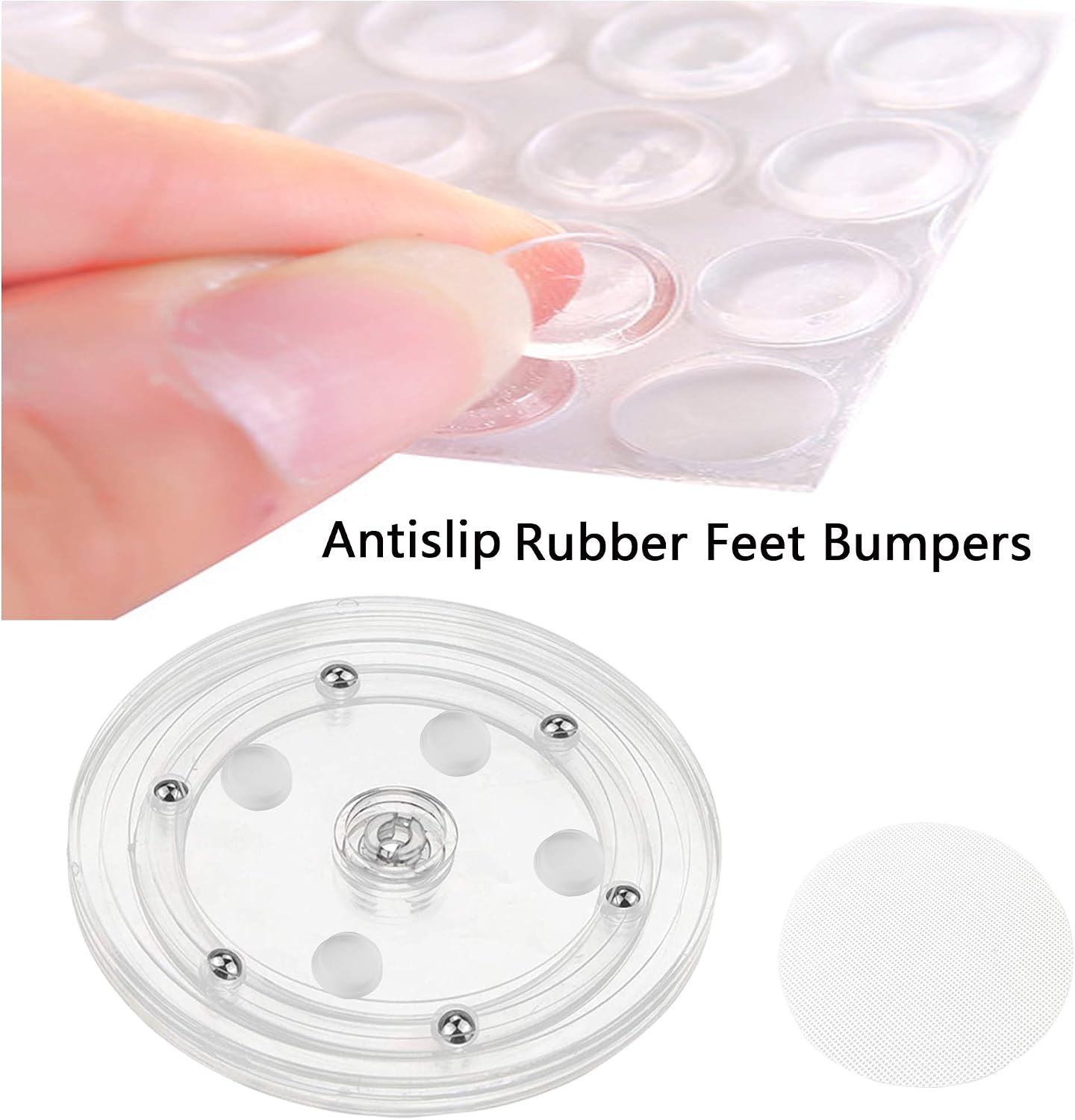 Cookie Decorating Kit Supplies Including 1 Acrylic Turntable 6 Scribe Needle 2 Silicone Mesh Mats 6 Cookie Decoration Brushes 4 Rubber Feet Bumpers