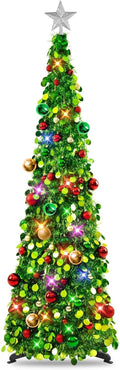 n&t nieting pop up christmas tree with lights, main product view