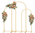 metal wedding arch backdrop stand,3-piece gold arch backdrop, main product view