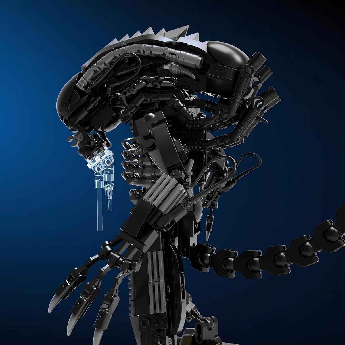 xenomorph action figures building set for adults & showing dimensions
