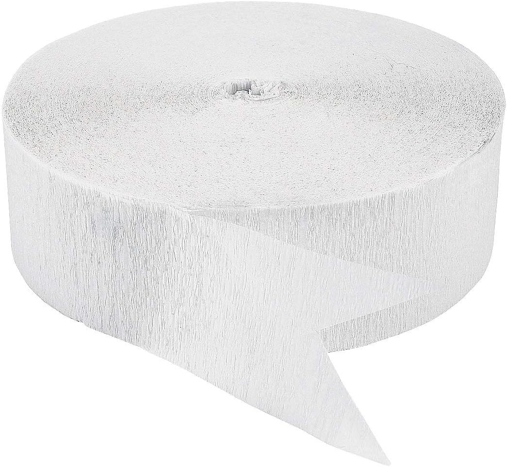 White Jumbo Streamers - Party Decor - 1 Piece