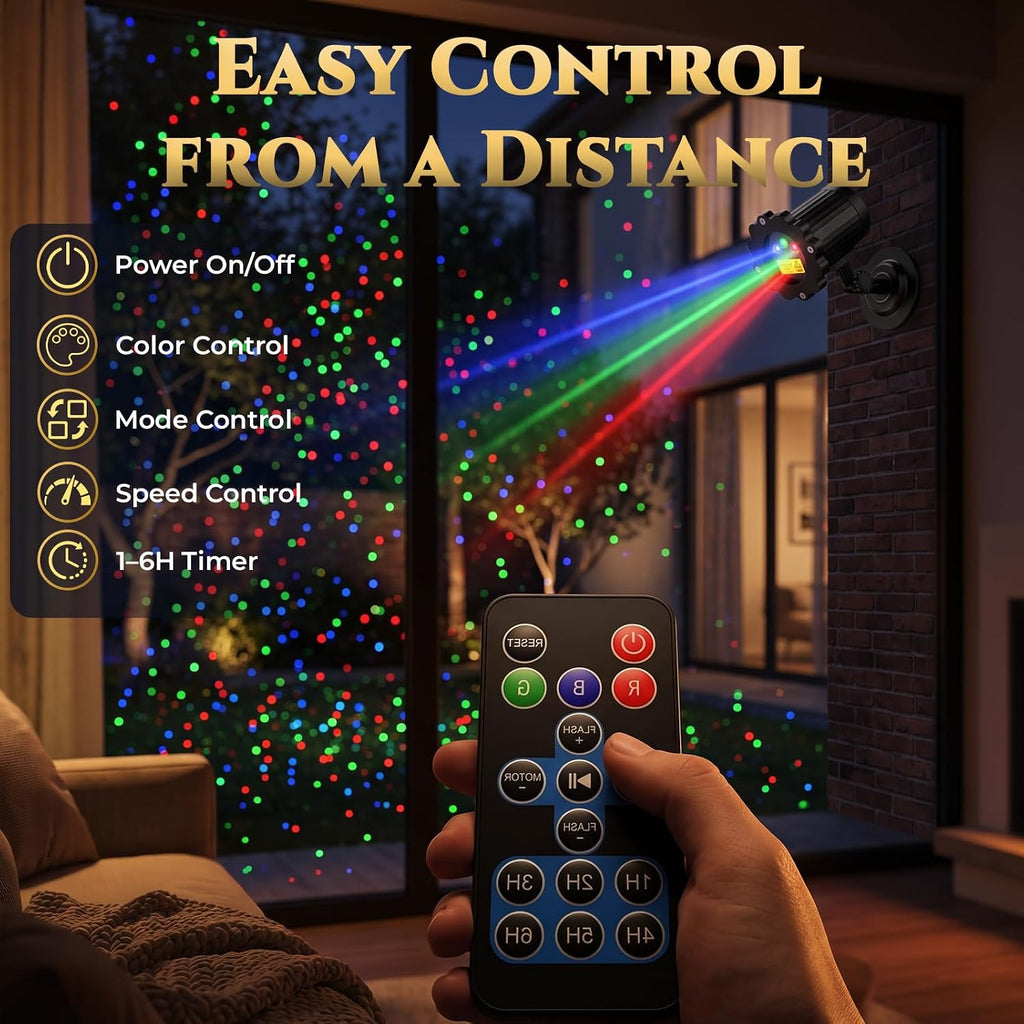 christmas laser light outdoor, 12 effect firefly christma, package contents