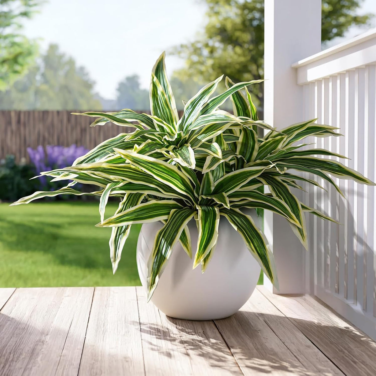 4 Pcs Artificial Greenery Stems Dracaena Faux Branches Artificial Plants Real...