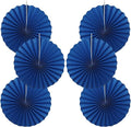 BARTHEW Blue Birthday Decorations,DIY Blue Paper Fans Hanging Decoration ,Party Decorations for Adults 16in, Royal Blue Birthday Decorations,Baby Shower Decorations 30 Color DIY Set (Navy Blue)
