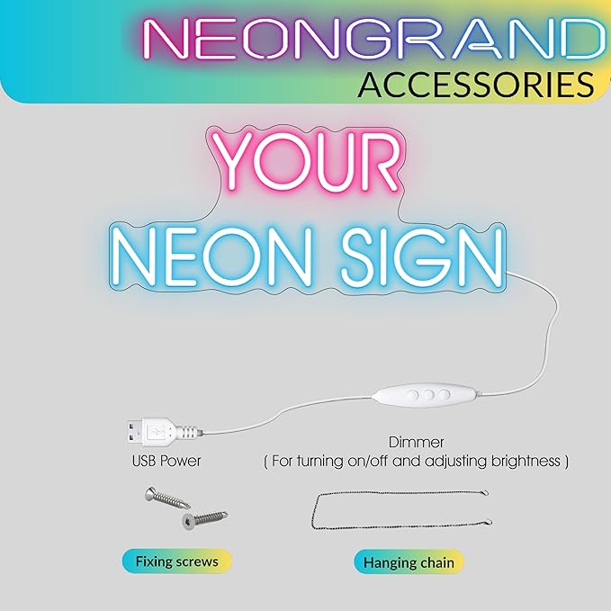 Open Bar Neon Sign Lights USB (16x10.7'') Neon Sign and Decor Led Light, Neon Signs For Man Cave Bar accessories (16x10.7'', Pink and Ice Blue)