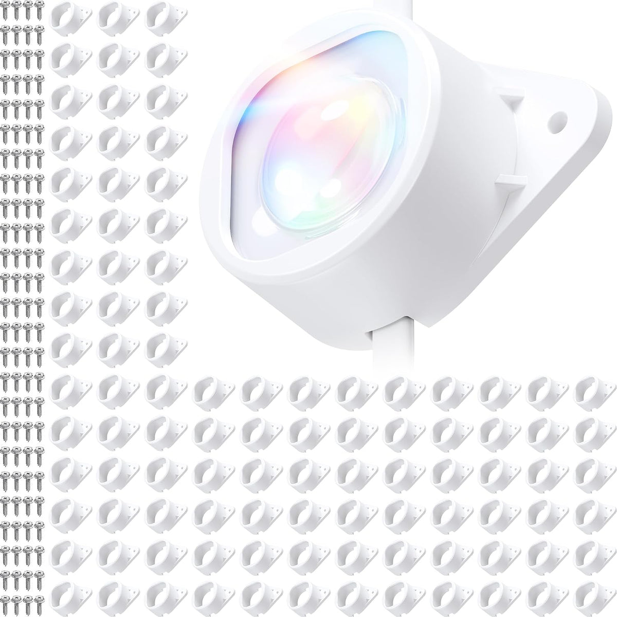 100Pcs Light Clips for Govee H706, Mounting Brackets