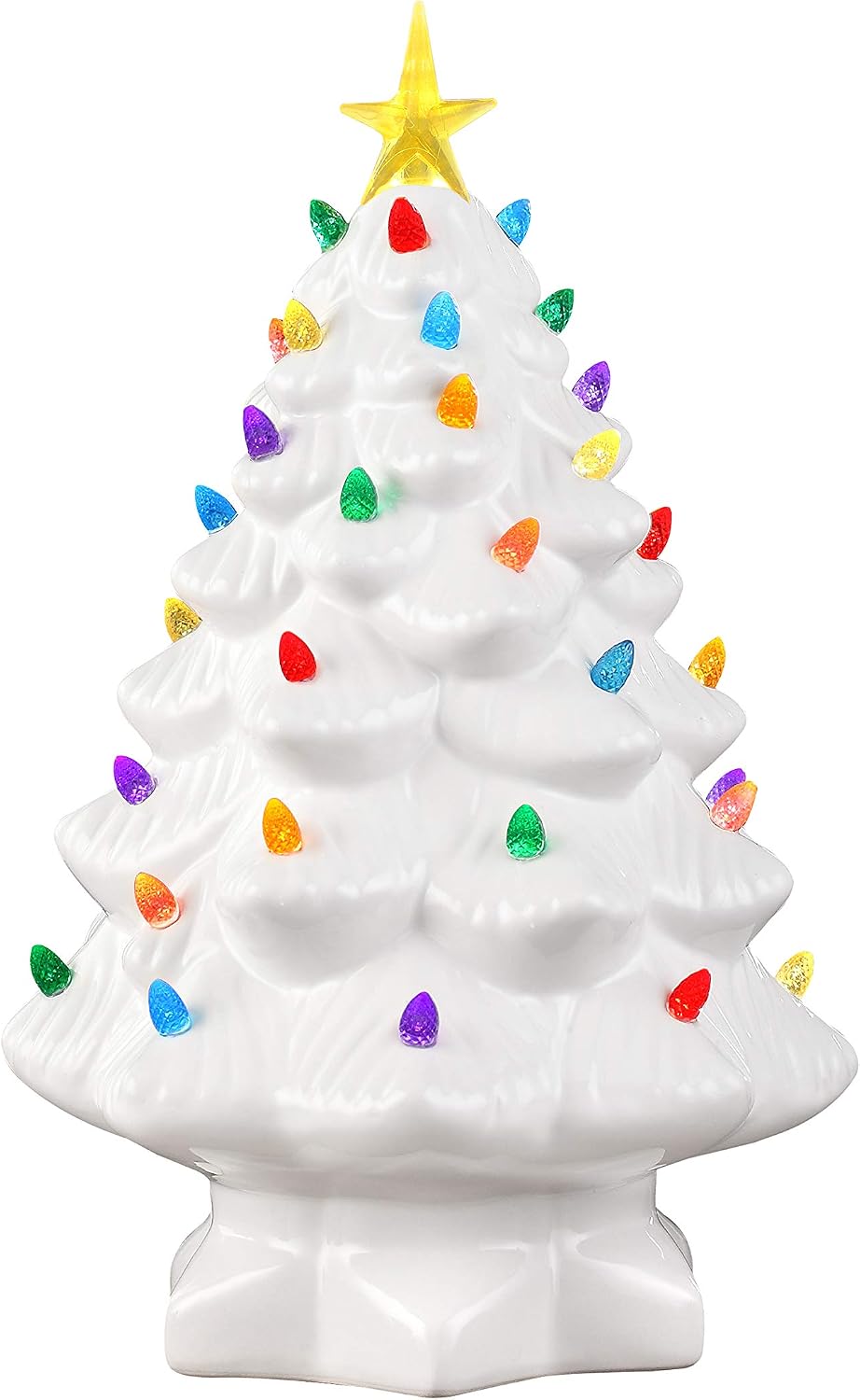 mr. christmas nostalgic ceramic christmas tree with led, main product view