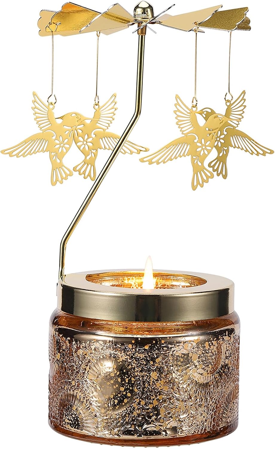 Hummingbird Rotating Candle, Gifts for Women Mom Daughter Sister Wife | Birthday Gifts for Women Friendship, Unique Scented Candle Gift for Christmas Anniversary Mothers Day