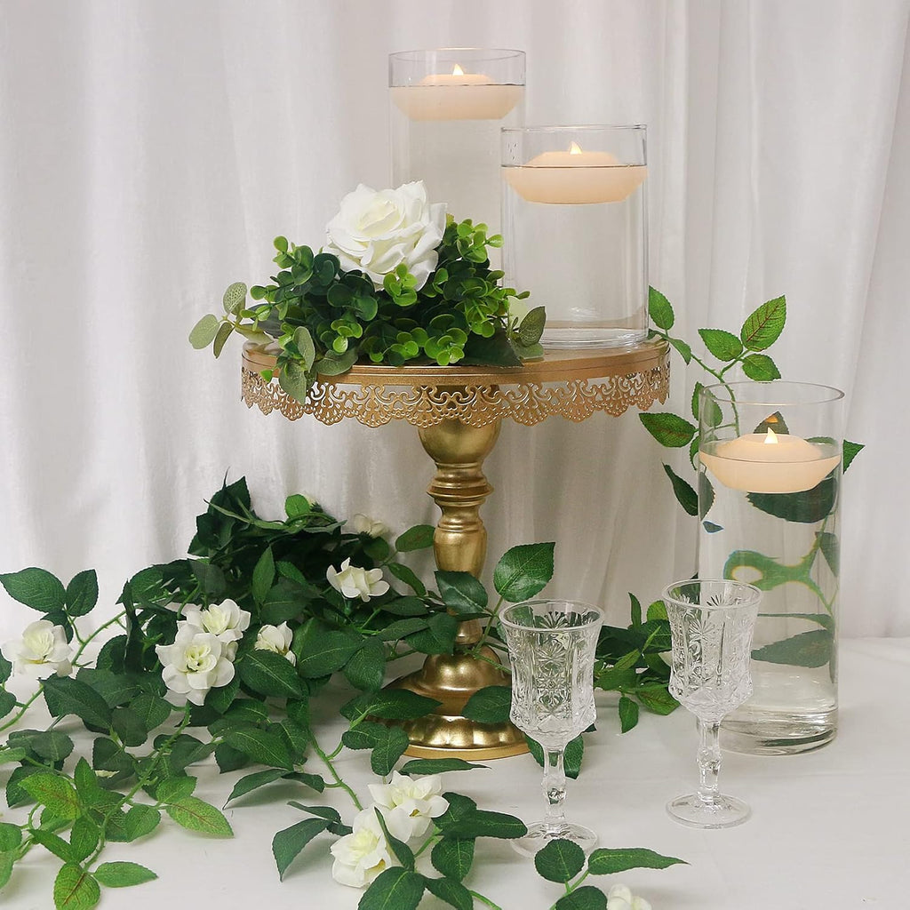 LARDUX 3 Inch Led Floating Candles - 24 PCS Flameless Water Activated Floating Tea Lights Fake Floating Tealight Battery Operated for Centerpieces Cylinder Vases Wedding Party Decorations