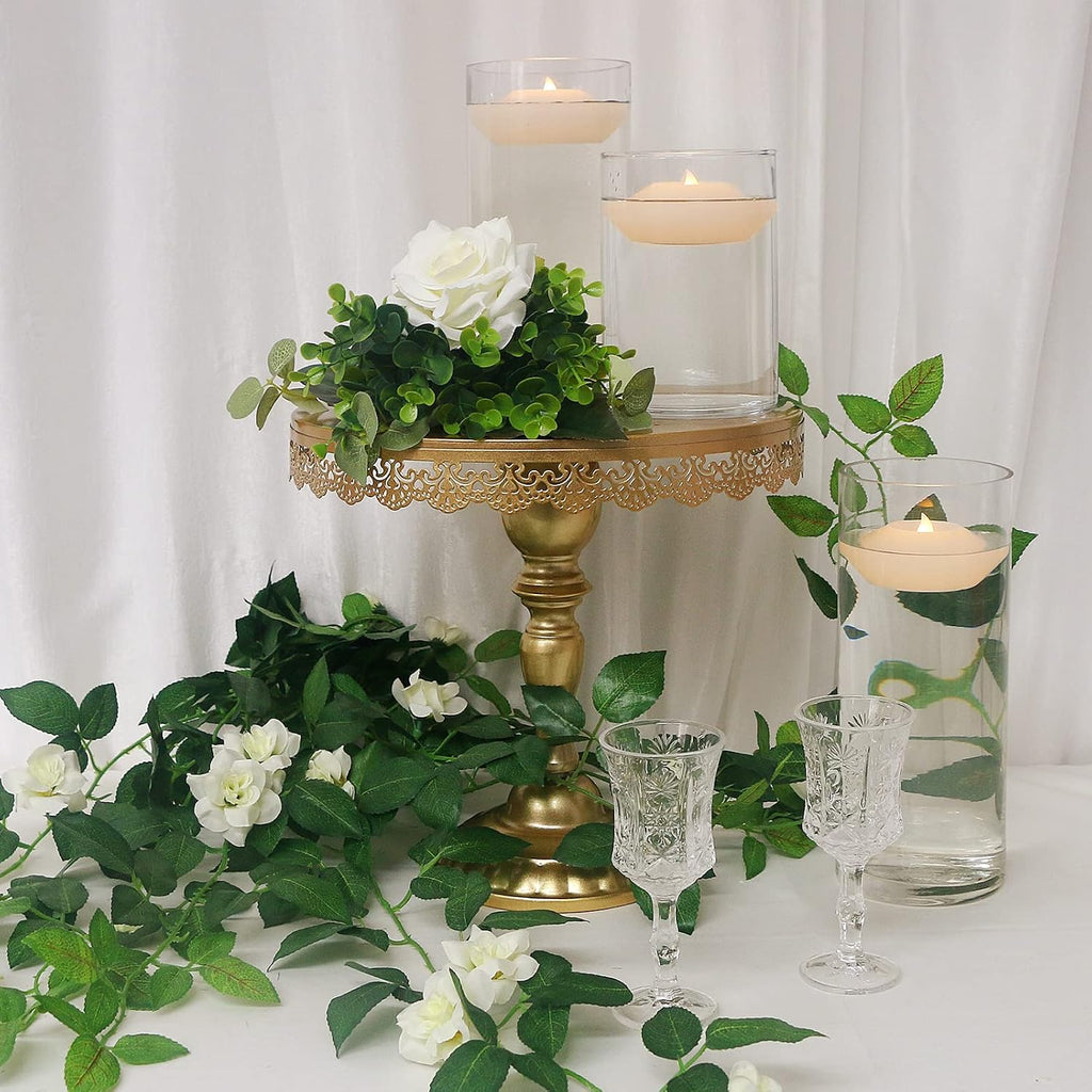 LARDUX 3 Inch Led Floating Candles - 24 PCS Flameless Water Activated Floating Tea Lights Fake Floating Tealight Battery Operated for Centerpieces Cylinder Vases Wedding Party Decorations