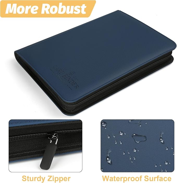 Trading Card Binder, Card Collection Binder Album Folder with 540 Side Loading Pockets, 9 Pocket Trading Card Album Folder for TGC,MTG, Baseball Cards, Yugioh