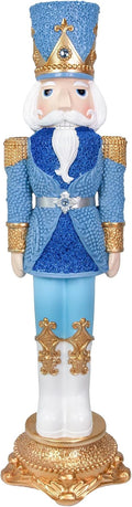 sunnydaze kenneth the princely 3ft nutcracker statue, christmas, main product view