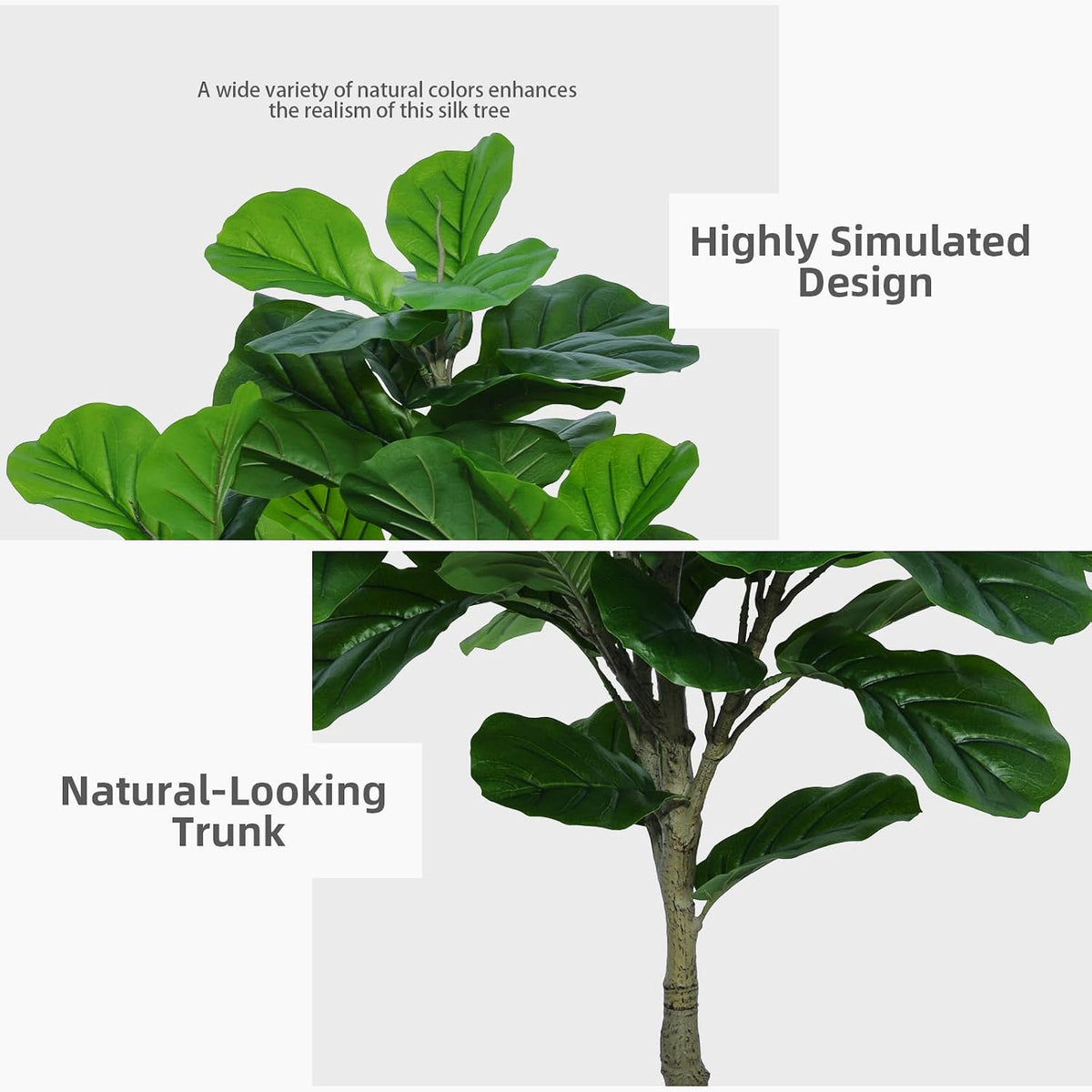 astidy fiddle leaf fig tree artificial 5ft on a desk or shelf