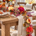 nuptio 6ft fall garland for mantle: fall decor, main product view