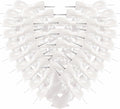 36pcs 3-1/2" White Satin Ribbon Bows with Twist Ties for Big Ribbon Bows for Gift Wrapping Packing Wedding Accessories Decoration (White)