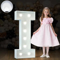 Marquee Letters 3 Feet Tall Large Light Up Letters Baby Shower Decorations Wedding Engagement Proposal White Party Decorations Marry Me Sign Big Cardboard Backdrop I