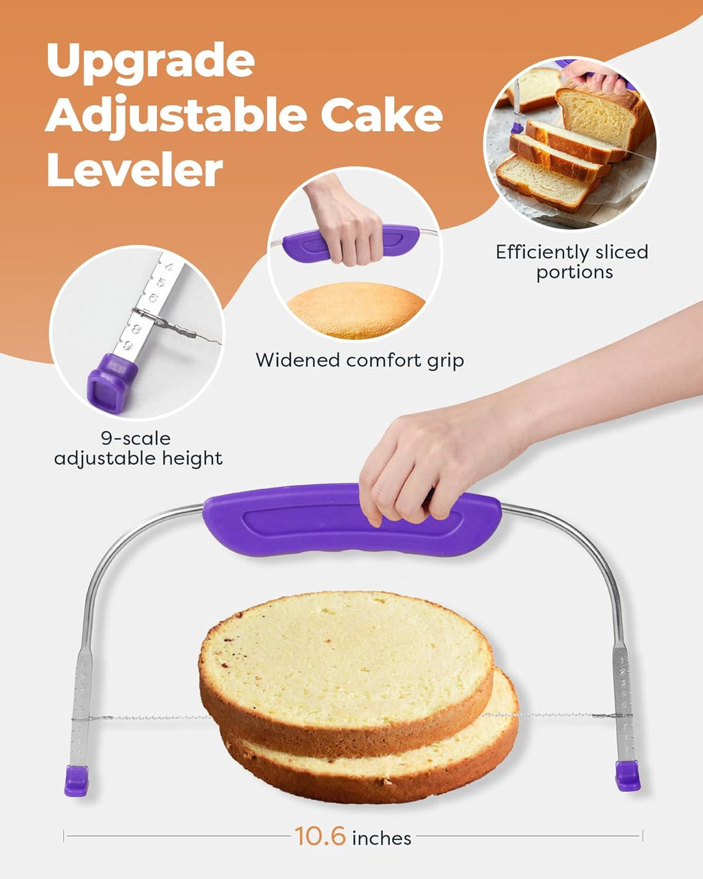 Kootek 253 Aluminum Cake Decorating Kit, Baking Tools for Beginners & Pros | Smooth Rotating, Complete Kit, Easy to Clean, Cake Stand Turntable for Decorating Display Baking, Piping Bags and Tips Set
