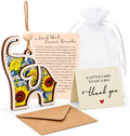 Best Friend, Friendship Elephant Ornament with Story Card, Suncatcher Window Decor - Birthday Gifts for Women, Bestie & Sister Gifts, Unique Galentines Holiday Friendship Decor