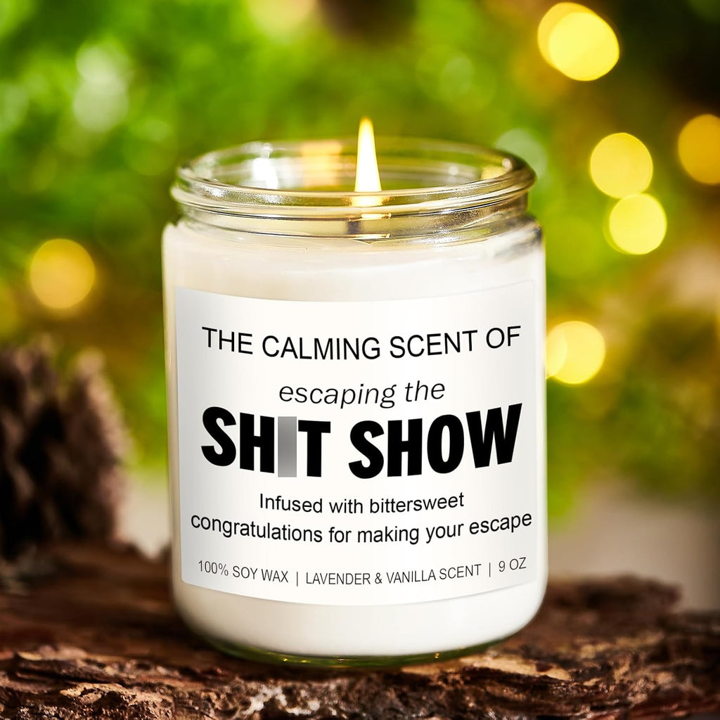 Younift Sarcastic Candles, Going Away, Goodbye, Farewell Gifts for Coworkers - Retirement, Coworker Leaving Gifts for Women, Men - Leaving Job, Moving Away Presents for Friends, Boss, Work Bestie