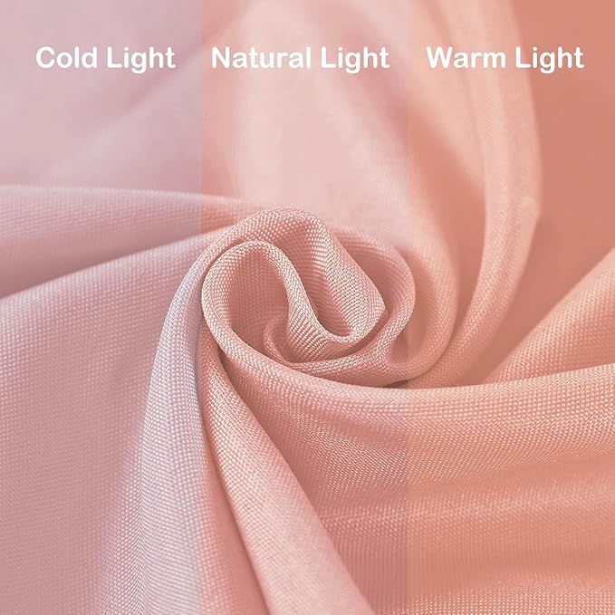 Rectangle Tablecloth 90x132 inch Washable Polyester Fabric Table Cloth for Wedding Party Dining Banquet Decoration（90x132, Dusty Pink）