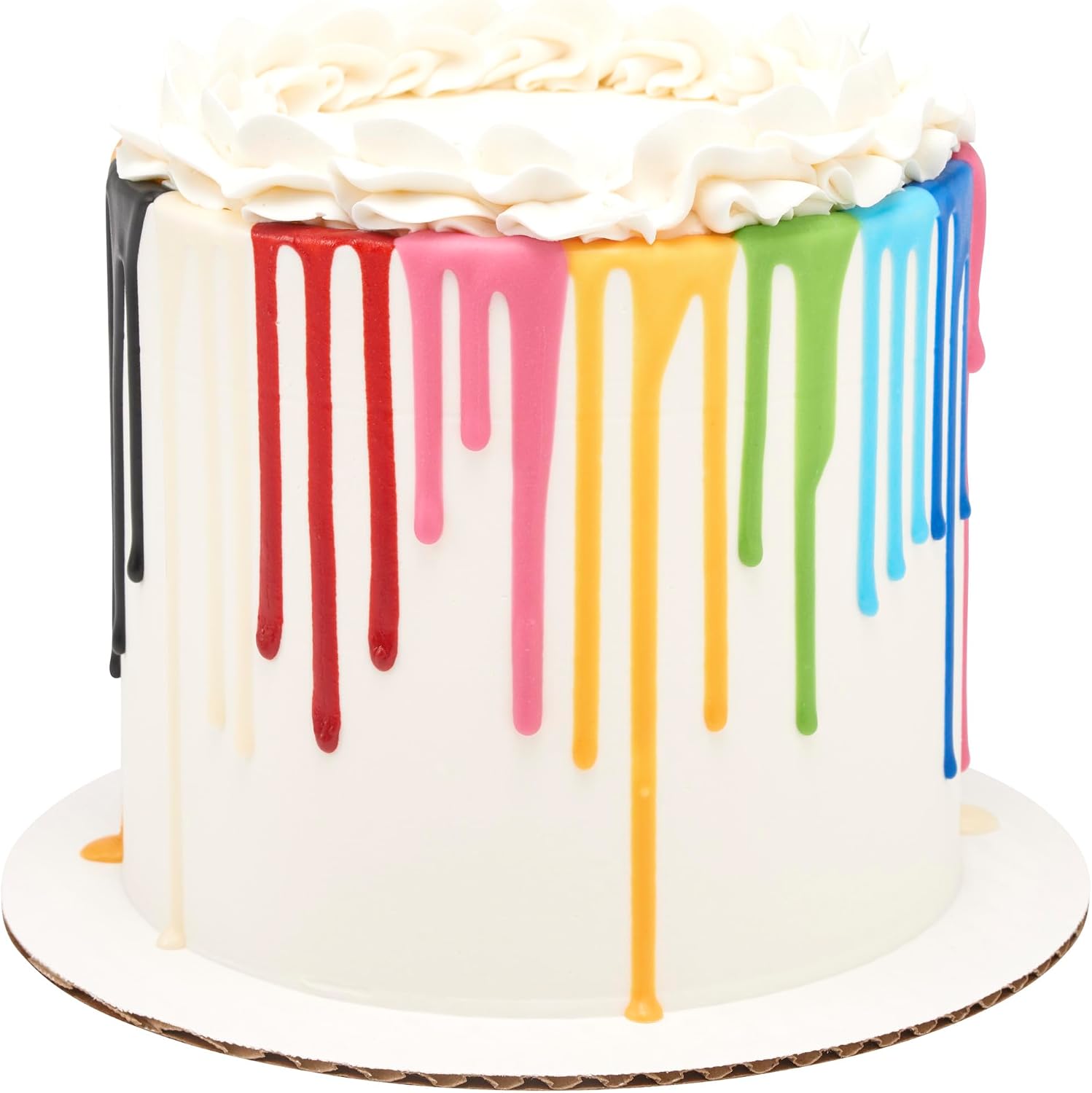 DecoPac Cake Drip, White Color, Vanilla Flavor, Mat Like Chocolate, 6.35 oz, 1 Count (Pack of 1)