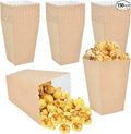 150 Pcs Popcorn Boxes, 22-27 Oz Mini Paper Popcorn Box, Oil-Proof Kraft Paper Popcorn Bags, Popcorn Container for Movie Theater Carnival Birthday Party Supplies(3.54 x2.48 x5.35 Inch)
