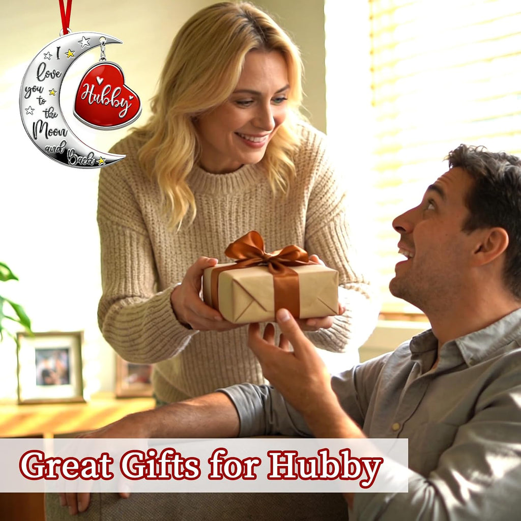 Birthday Gifts for Husband from Wife, Hubby Ornament Hubby Gifts Ideas from Wife for Valentine's Day, Father's Day, Anniversary, Thanksgiving, Christmas