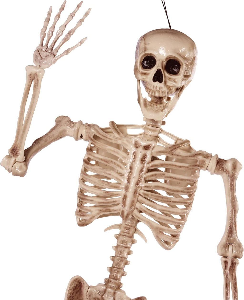 joyin 5.6 ft halloween posable life size skeleton, view 9