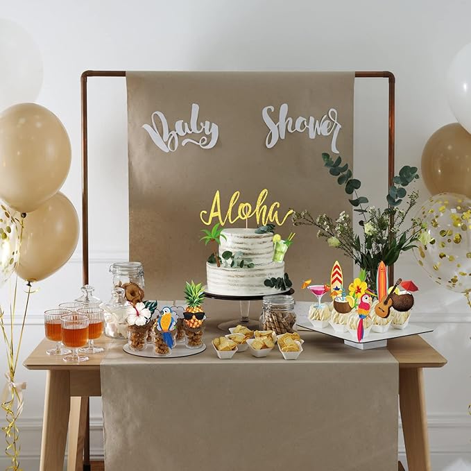 54 Pcs Cupcake Toppers and Cake Decorations for Celebrating Birthday, Anniversary, or Party Supplies