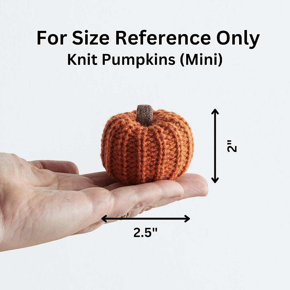 Mini Knit Pumpkins Set of 12, Warm Pumpkin Colors (Mini Assorted Set 12)
