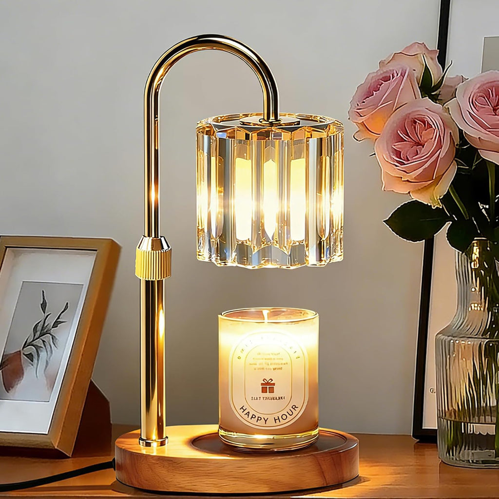 Lukasa Candle Warmer Lamp, with Timer Dimmer Adjustable Height, Home Decor, Room Decor, Wax Melt Warmer for Candles, Gifts for Mom, Gifts for Mother's Day, Birthday Gifts for Women