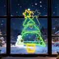 christmas tree neon sign, tree led neon light, main product view