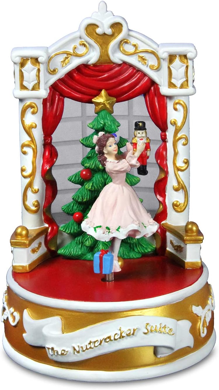 san francisco music box clara nutcracker rotating musical, main product view