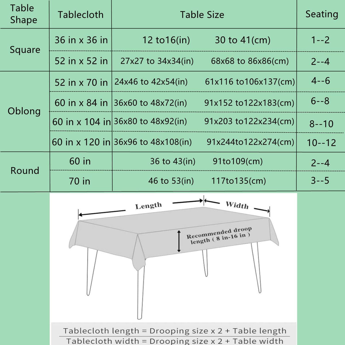 Black Table Cloth Rectangle Lace Tablecloth Farmhouse Picnic Table Cover