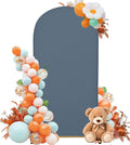 Wedding Arch Cover 6.6FT Arch Backdrop Cover Spandex Fitted Arch Cover for Round Top Chiara Backdrop Stand Covers for Wedding Birthday Party Baby Shower Banquet Ceremony Decoration