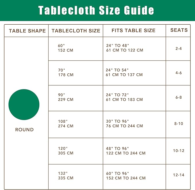 Biscaynebay Textured Fabric Round Tablecloths 108", Silver Grey Water Resistant Table Cloth Circle Folding Table Covers Linen for Dining, Kitchen, Wedding and Parties etc. Machine Washable