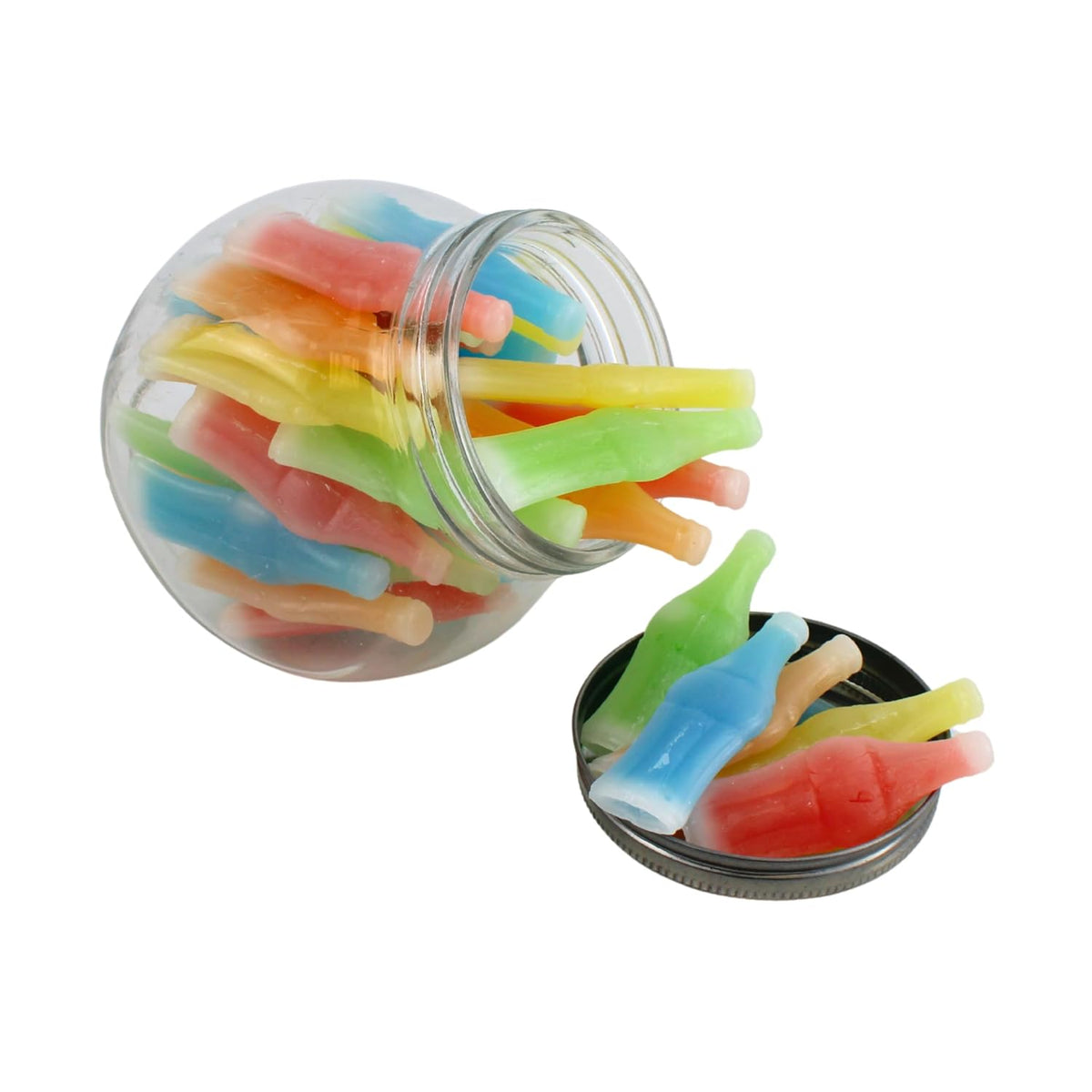 Nik-L-Nips Assorted Wax Candy Bottles, Wax Bottle Candy, 4 lb