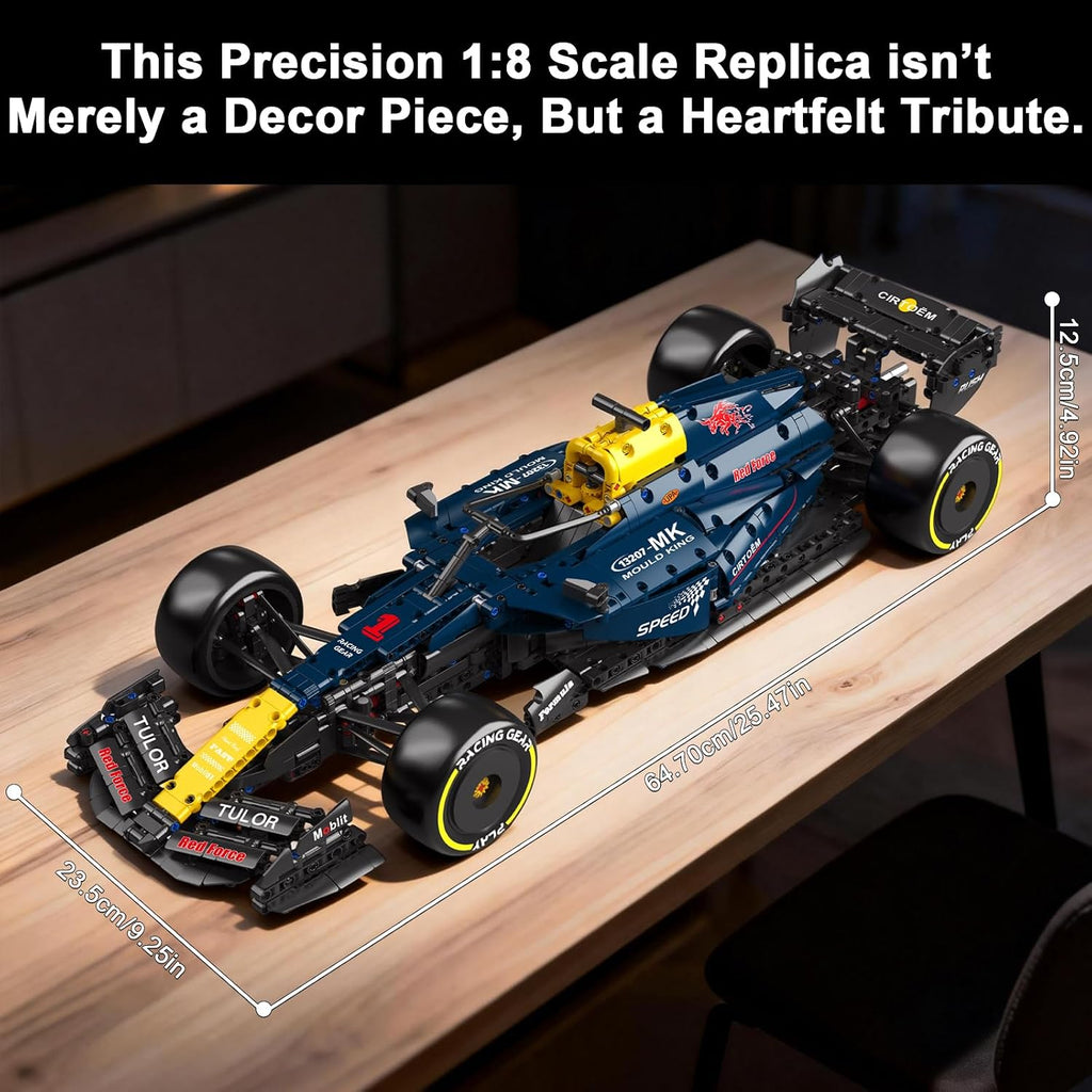 mould king racing car building sets, moc 1:8, close-up detail