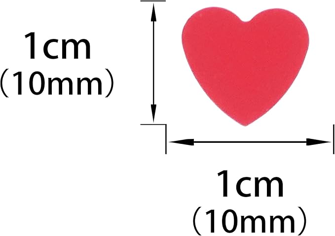 Red Love Heart Table Confetti - Valentines Day Party Foil Metallic Sequins Sprinkles Decorations, 60g