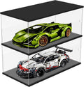 duvindd 2-shelves acrylic display case for 1/8 scale, main product view