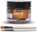Pebeo Gilding Wax 30ml – Antique Gold Gilding Wax for Crafting, Antiquing Wax for Crafts and Professional Finishing – Gilding Wax for Wood, Metal, and More Bundled with Moshify Application Brushes