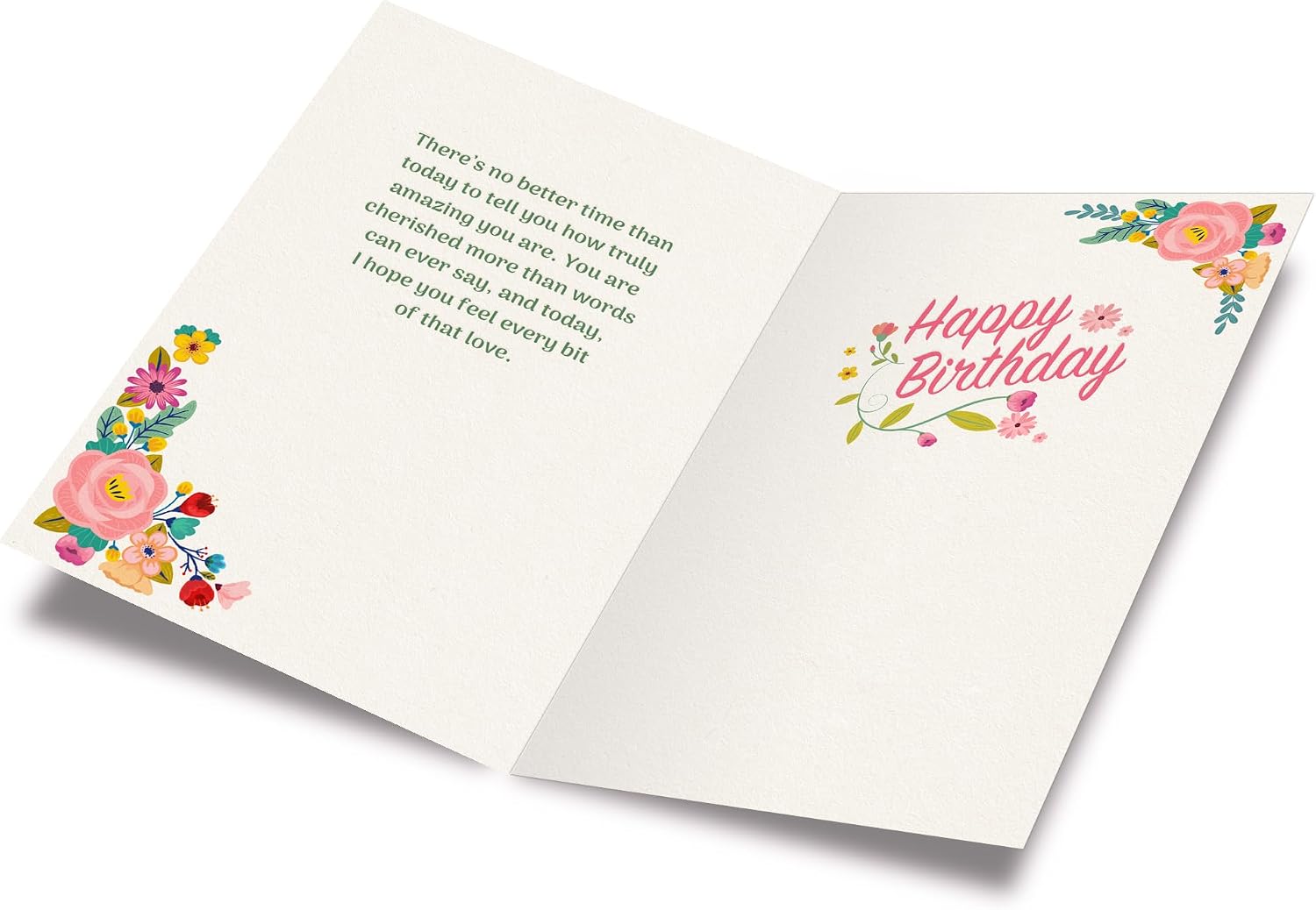 Prime Greetings Sister Birthday Card, Made in America, Thick Card Stock with Premium Envelope Packaged in a Reusable Presentation Mailer, Eco-Friendly, 5in x 7.75in